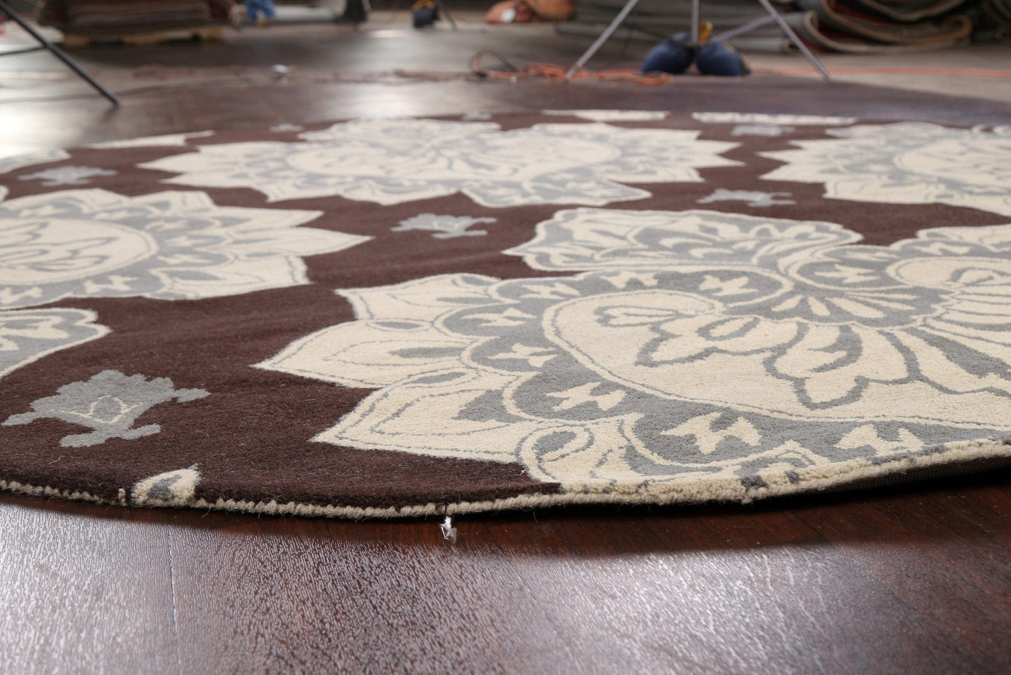 Floral Round Rug 10x10