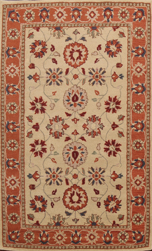 Floral Area Rug 5x8