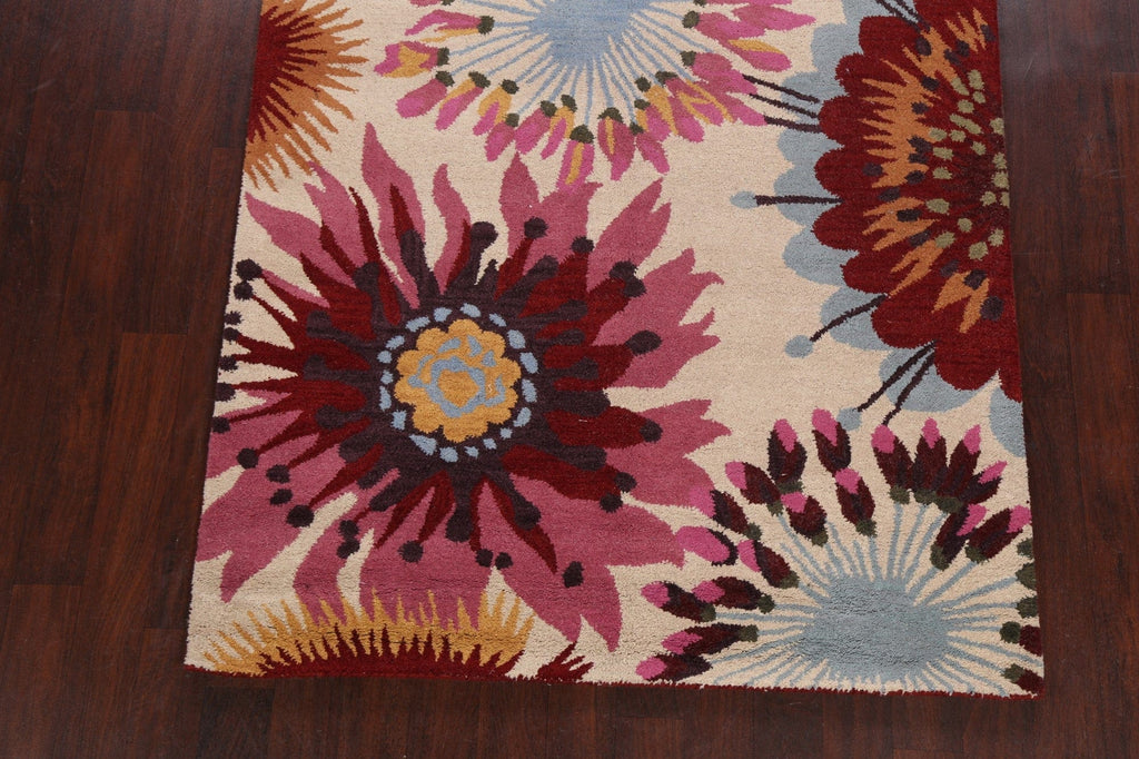 Floral Area Rug 5x8