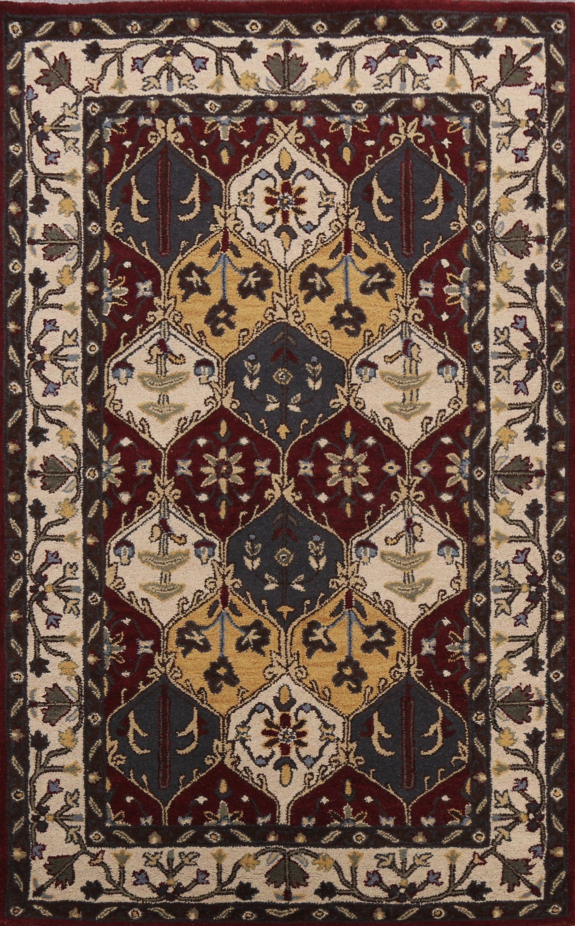 Floral Area Rug 5x8