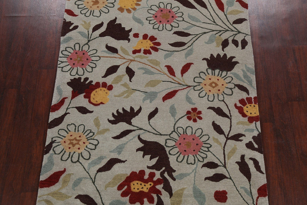 Floral Area Rug 5x8