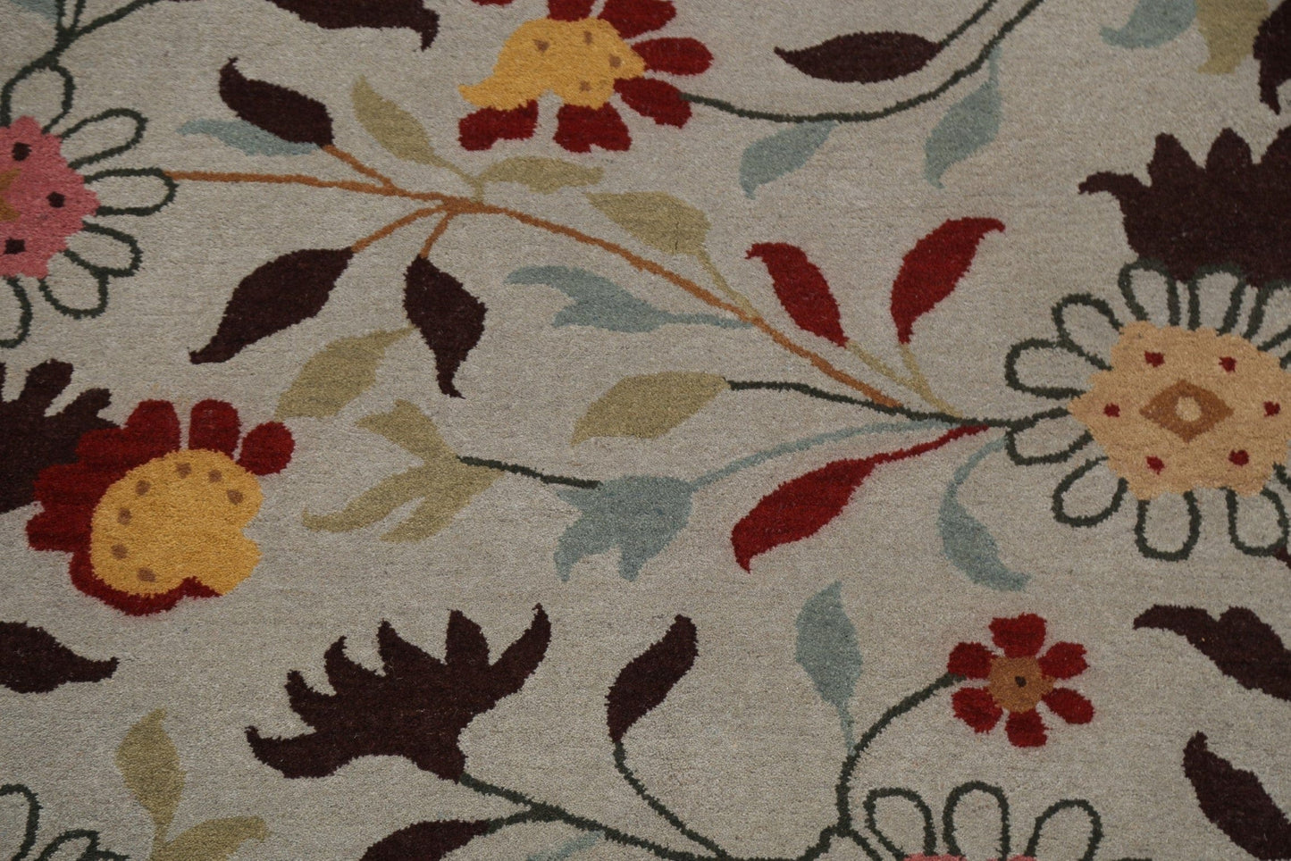 Floral Area Rug 5x8