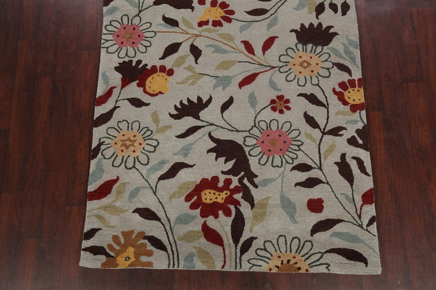 Floral Area Rug 5x8