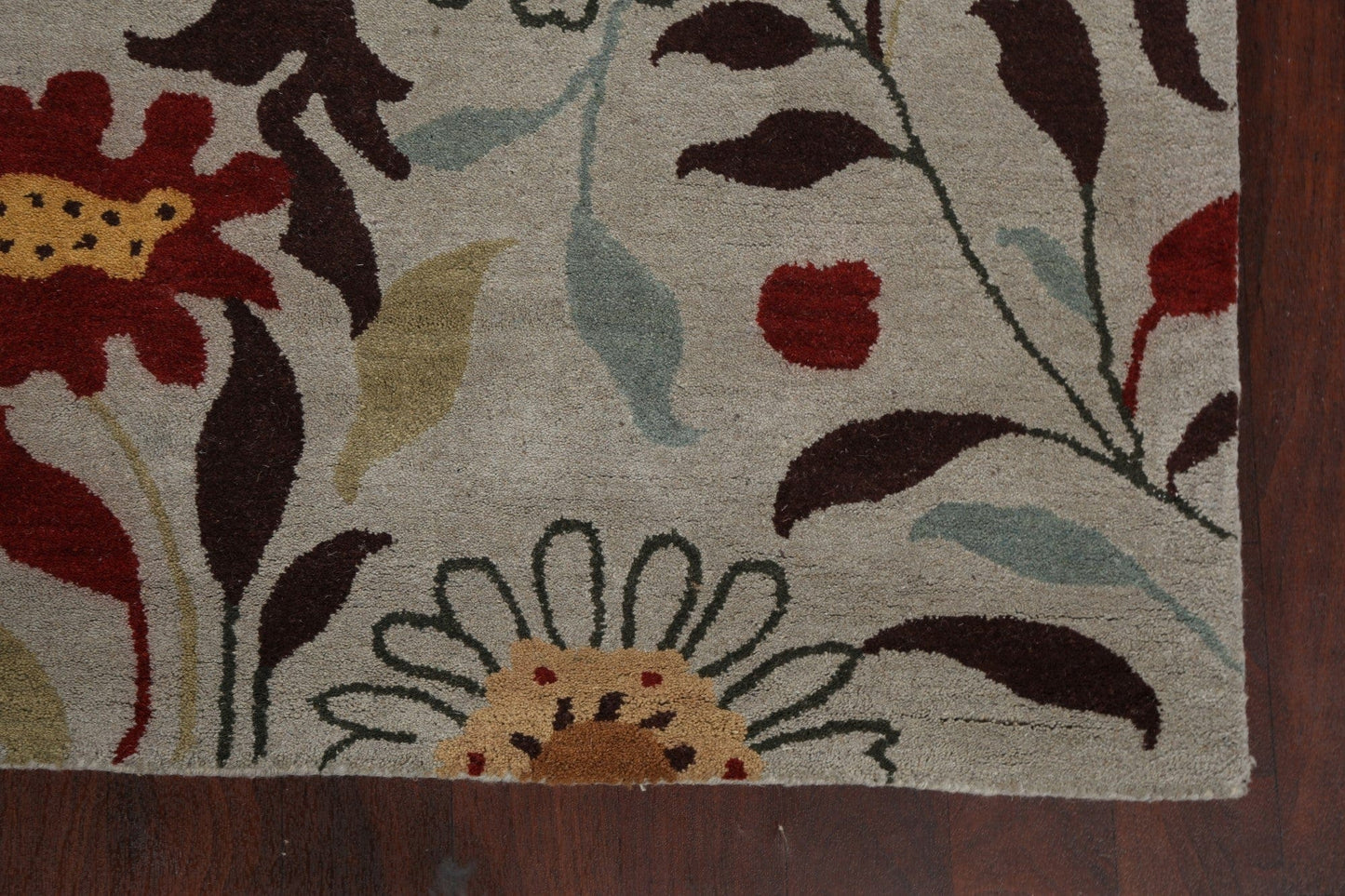 Floral Area Rug 5x8