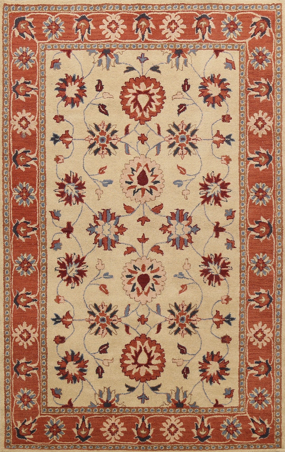 Floral Area Rug 6x9