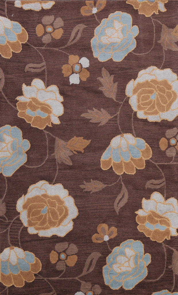 Floral Area Rug 5x8