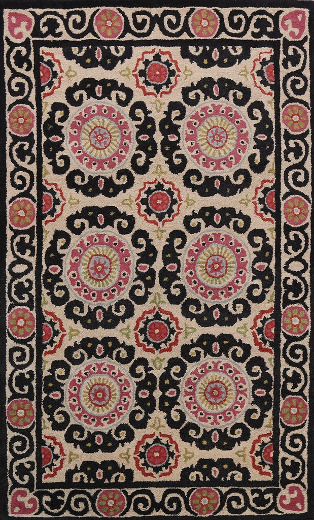 Floral Area Rug 5x8