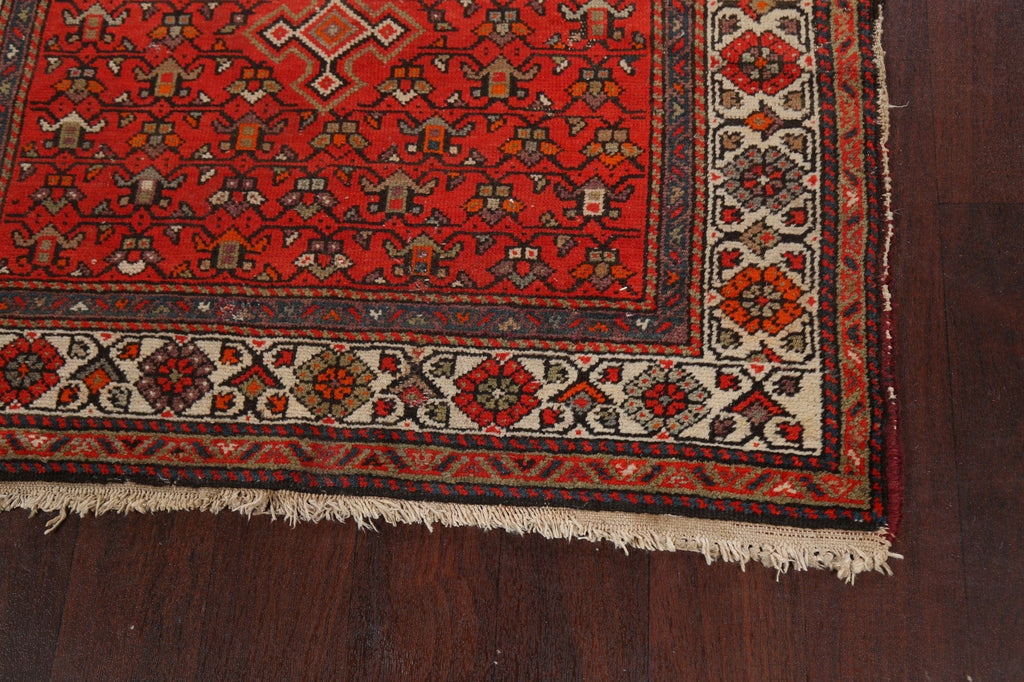 Antique Vegetable Dye Malayer Persian Runner Rug 3x11