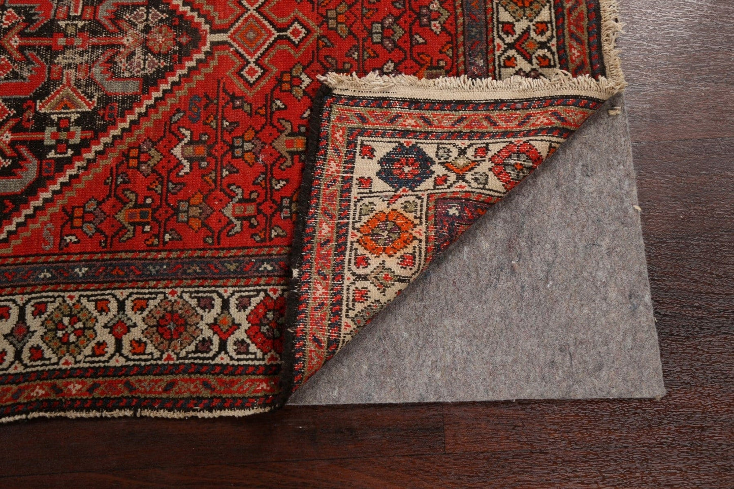 Antique Vegetable Dye Malayer Persian Runner Rug 3x11