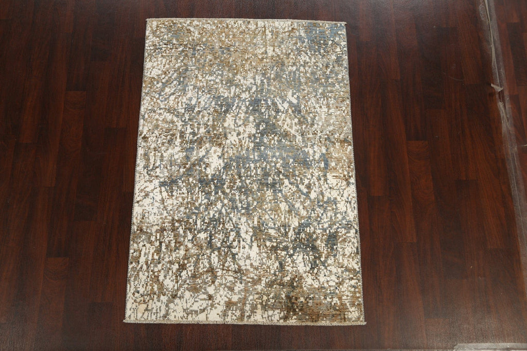 Artistic Contemporary Abstract Oriental Area Rug 4x6