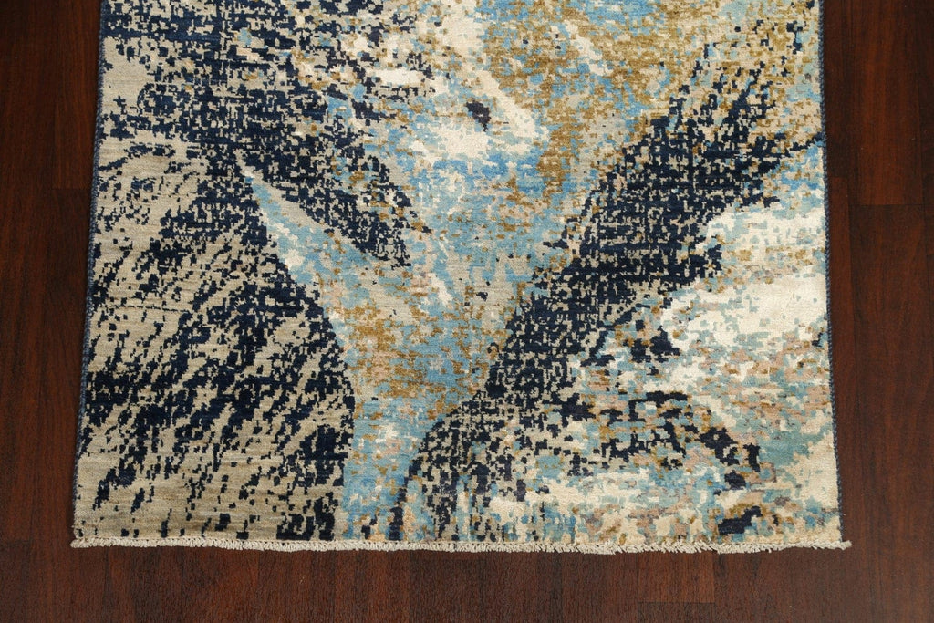 Artistic Modern Abstract Oriental Area Rug 4x6