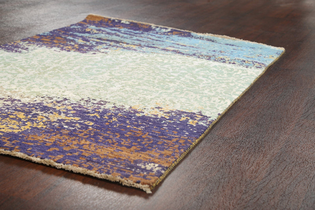 Artistic Contemporary Abstract Oriental Area Rug 4x6