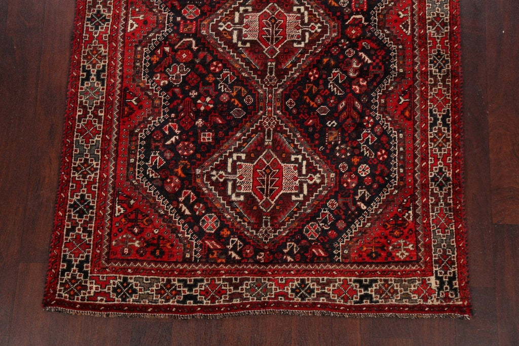 Vegetable Dye Tribal Shiraz Persian Area Rug 4x6