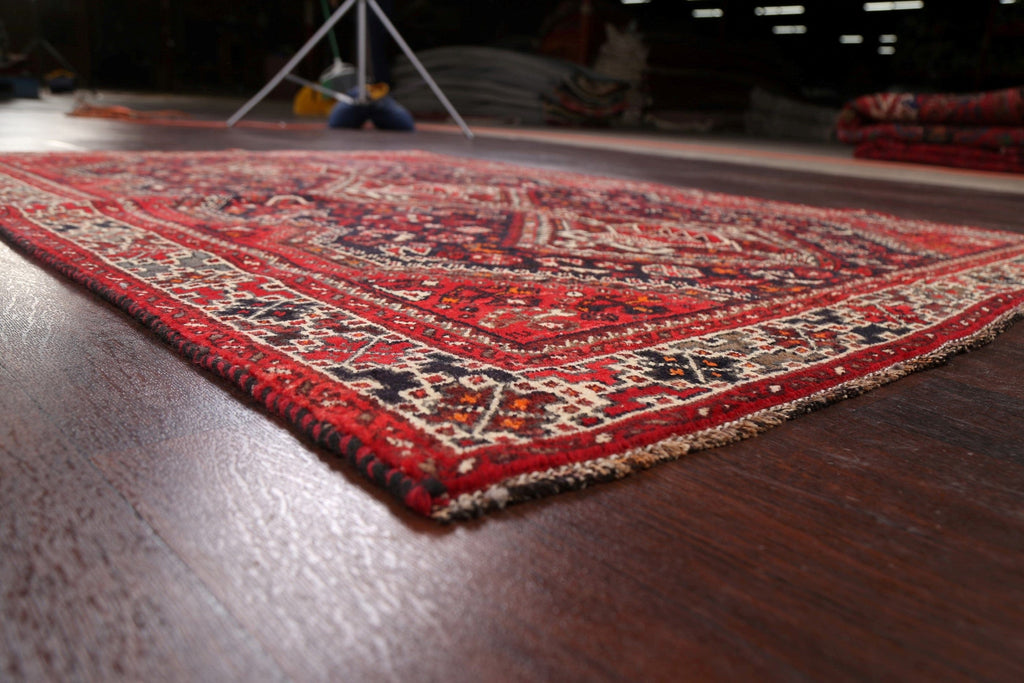 Vegetable Dye Tribal Shiraz Persian Area Rug 4x6