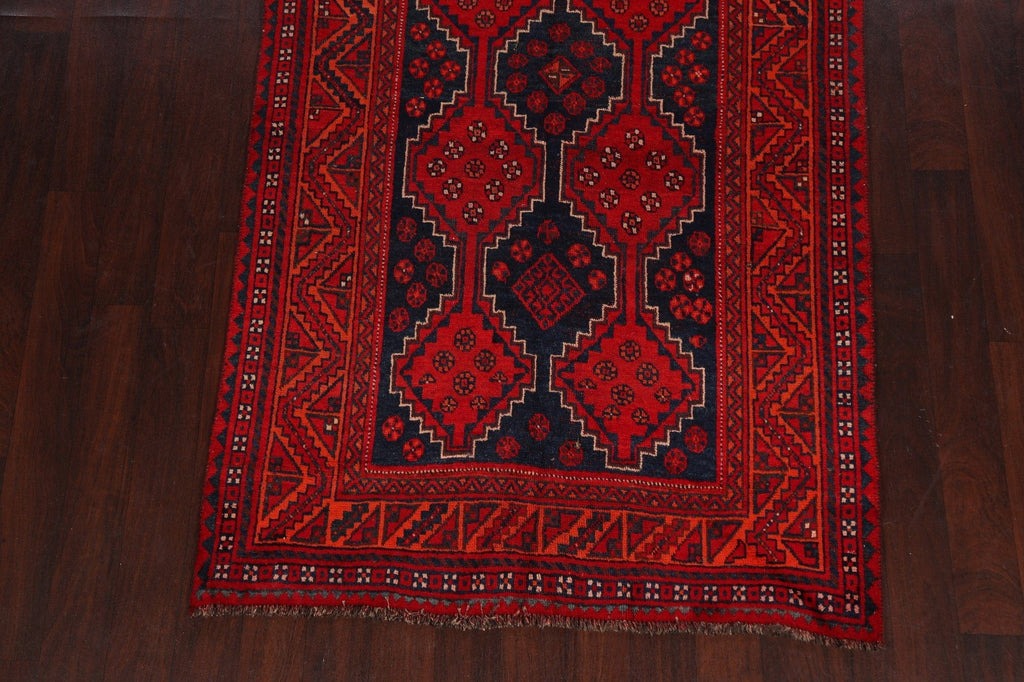 Tribal Geometric Qashqai Persian Area Rug 5x10