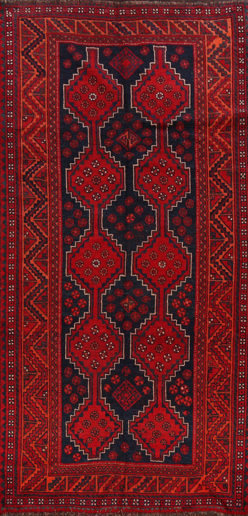 Tribal Geometric Qashqai Persian Area Rug 5x10