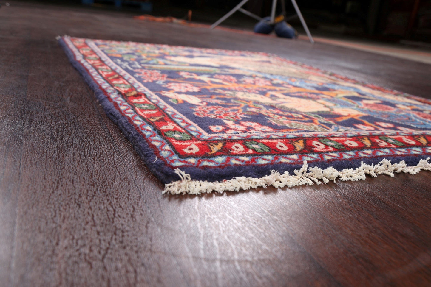 Pictorial Kashmar Persian Area Rug 3x5