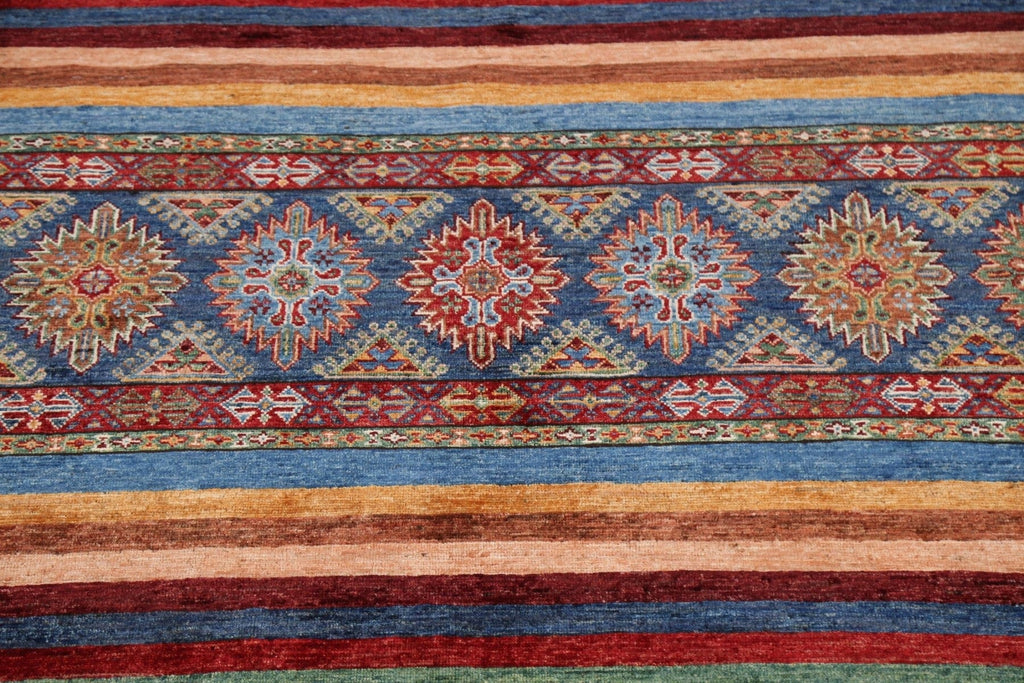 Vegetable Dye Round Kazak Oriental Area Rug 8x8