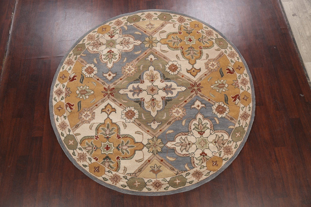 Floral Round Rug 8x8