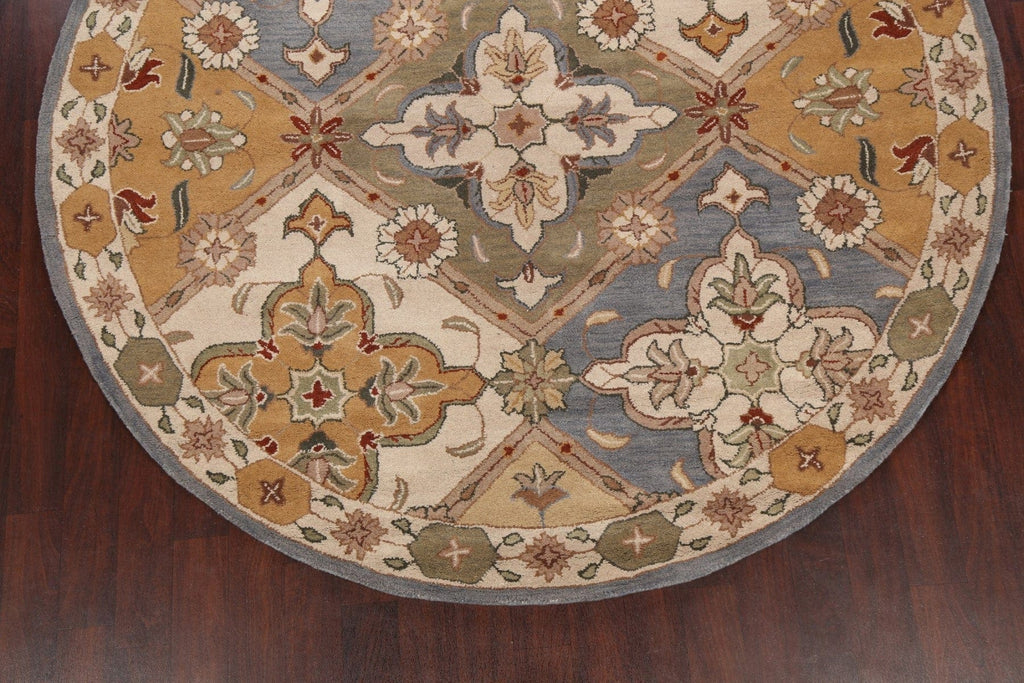 Floral Round Rug 8x8