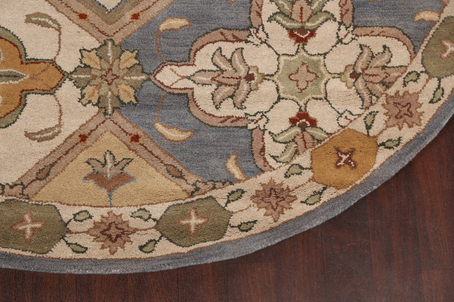 Floral Round Rug 8x8