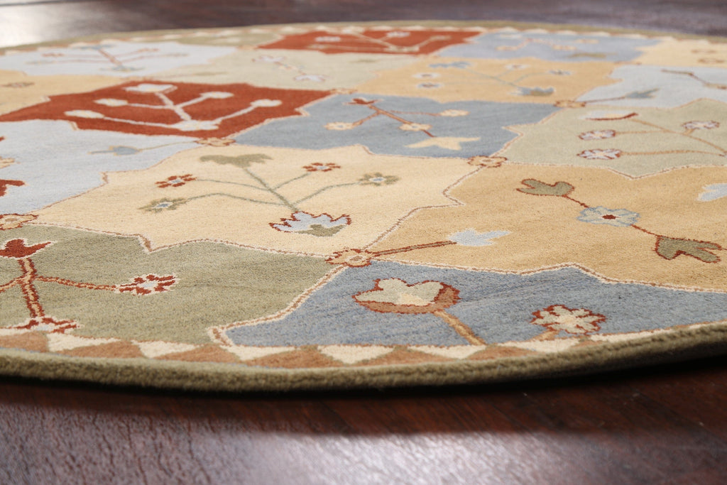 Floral Round Rug 8x8