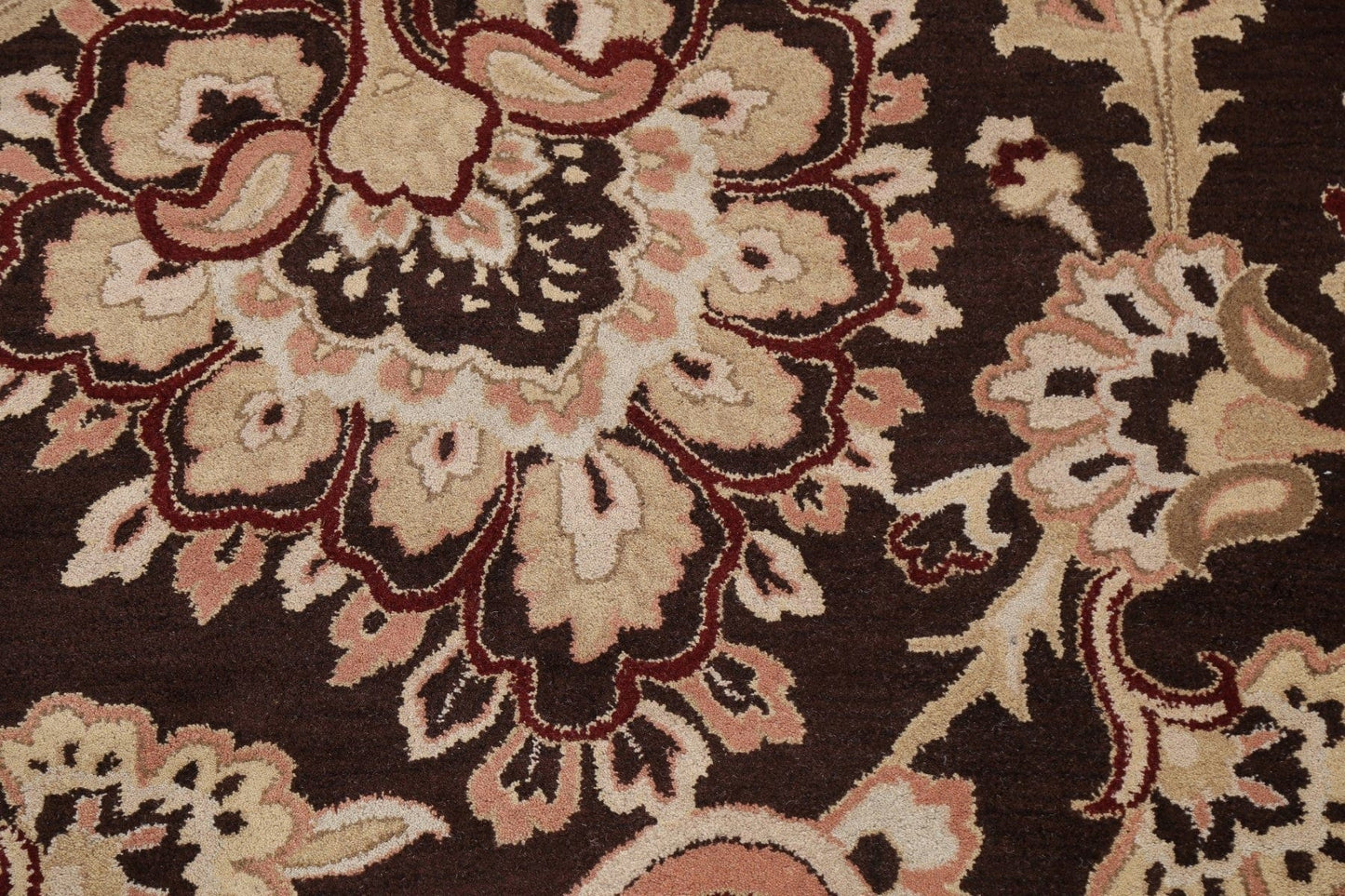 Floral Round Rug 8x8