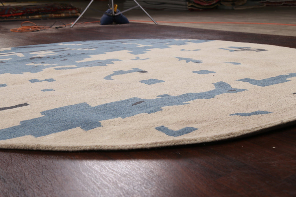 Modern Round Rug 8x8