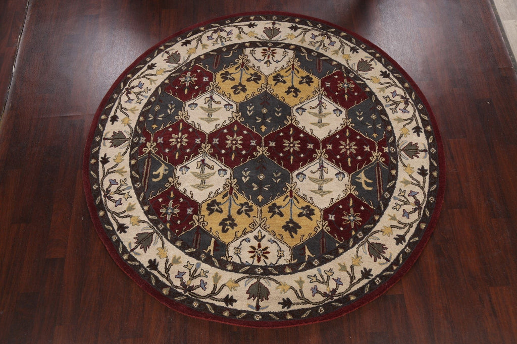 Floral Round Rug 8x8