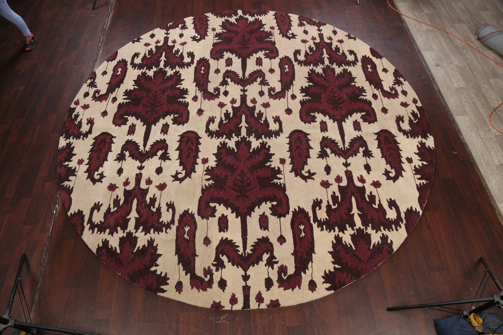 Abstract Round Rug 12x12