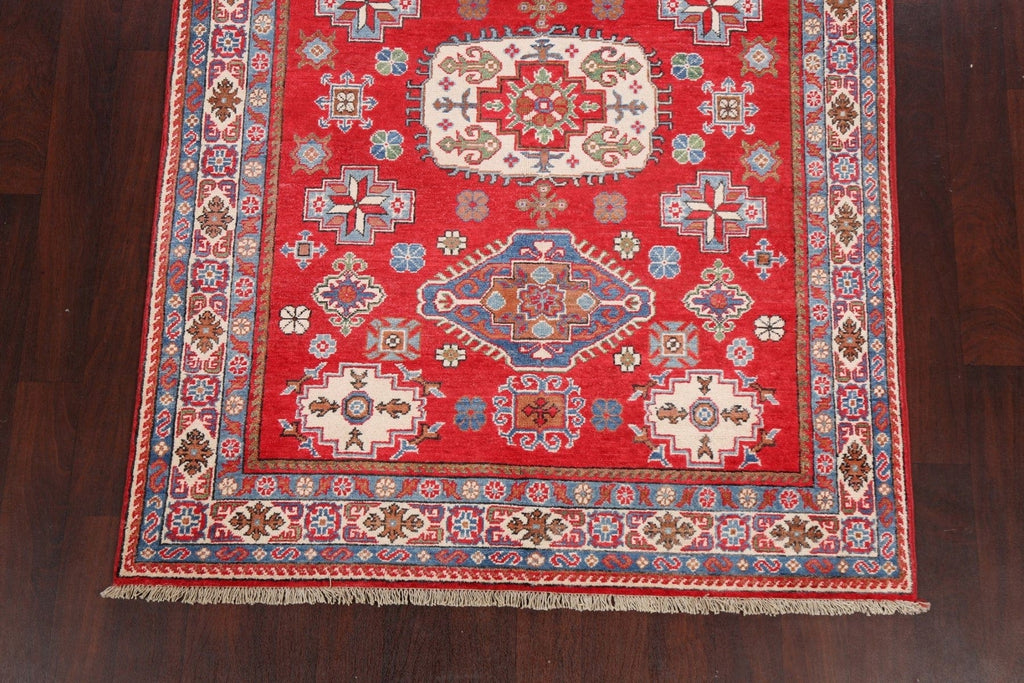 Geometric Kazak Oriental Area Rug 5x7