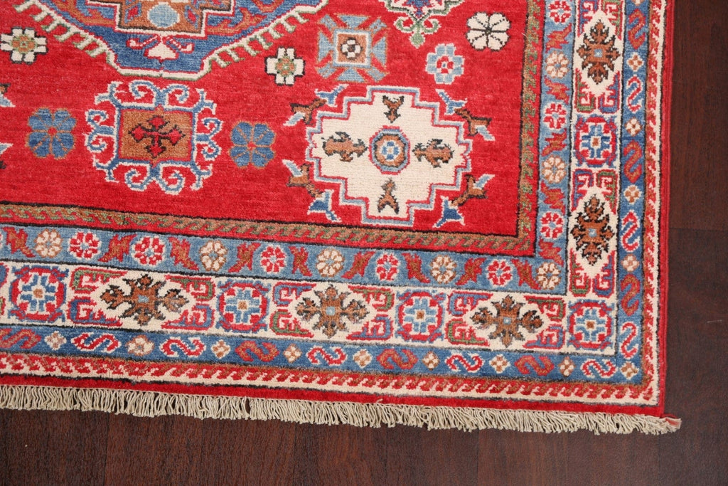 Geometric Kazak Oriental Area Rug 5x7