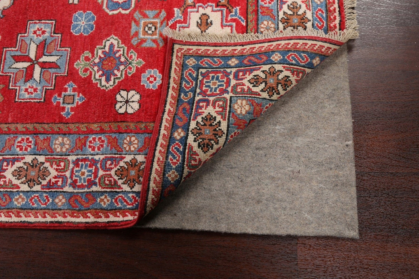 Geometric Kazak Oriental Area Rug 5x7