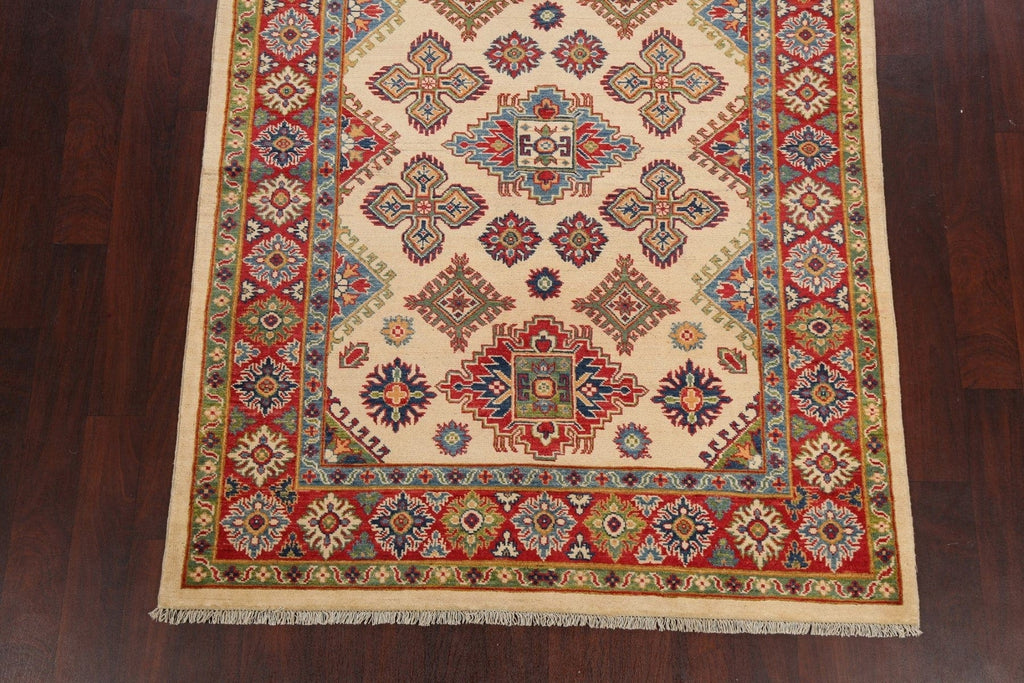 Geometric Kazak Oriental Area Rug 5x7