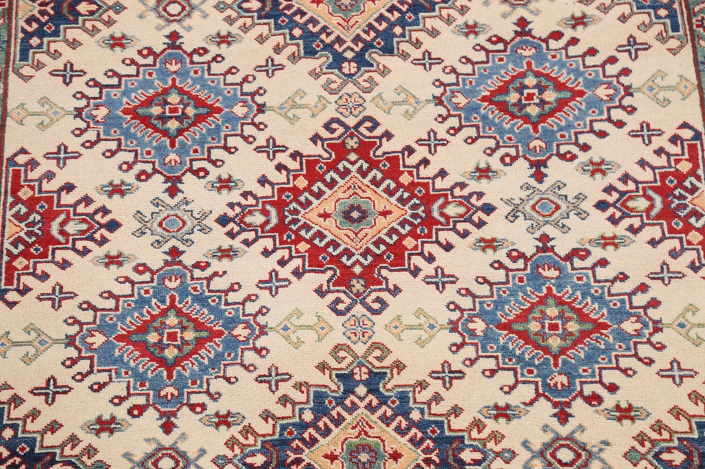 Geometric Kazak Oriental Area Rug 7x10