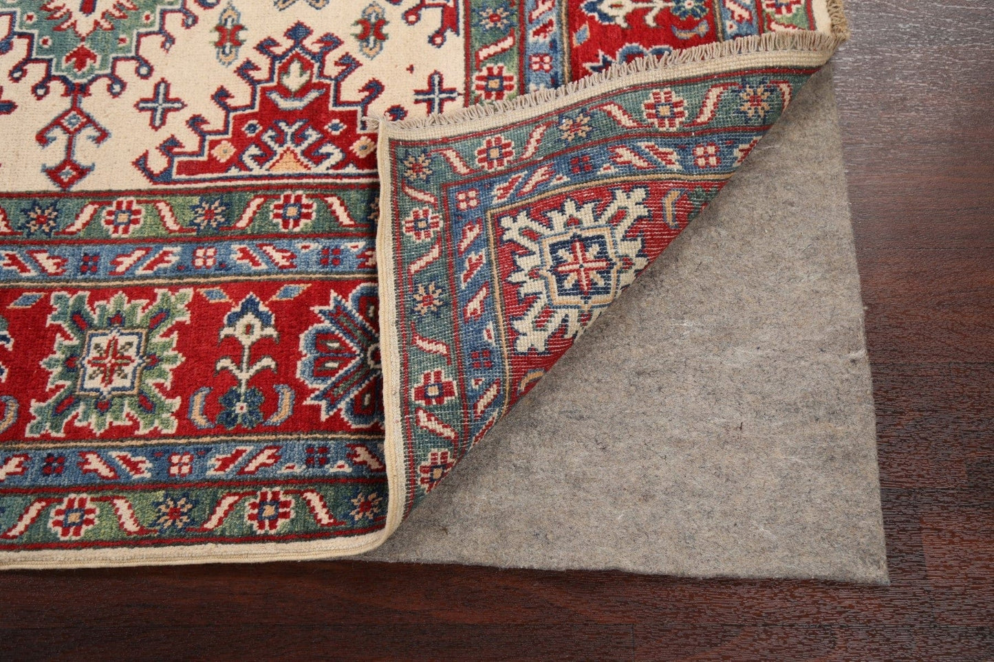 Geometric Kazak Oriental Area Rug 7x10