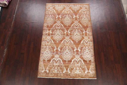 Vegetable Dye All-Over Art & Craft Oriental Area Rug 5x8