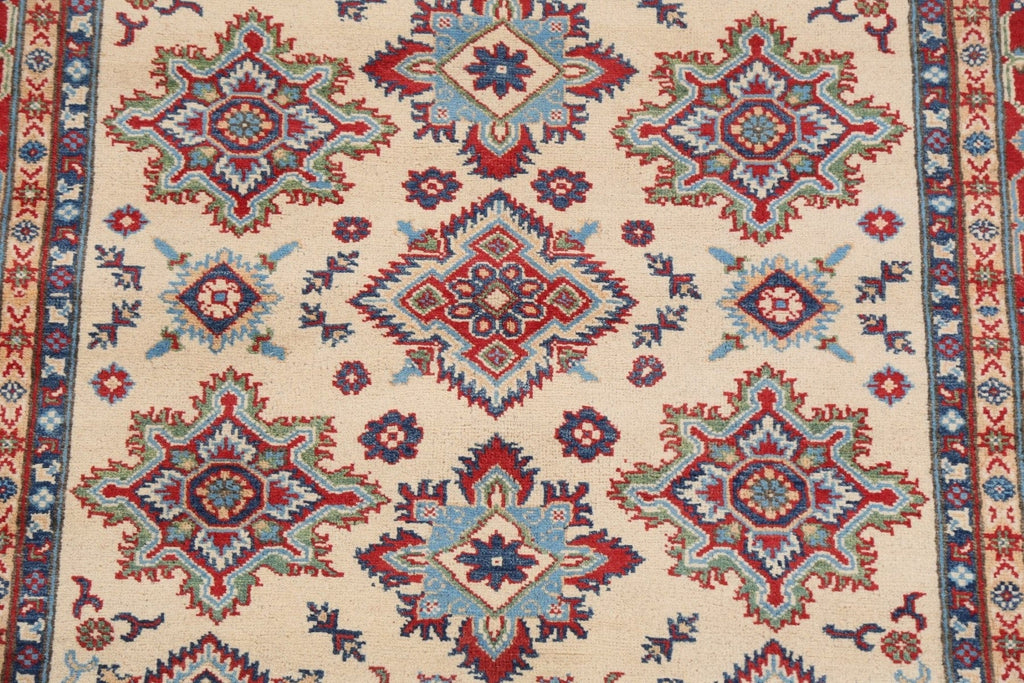 Geometric Kazak Oriental Area Rug 5x7