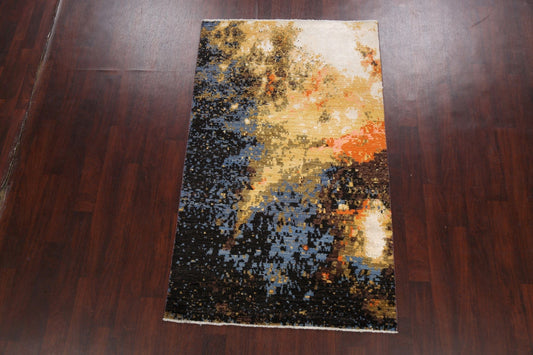 Artistic Modern Abstract Oriental Area Rug 4x7