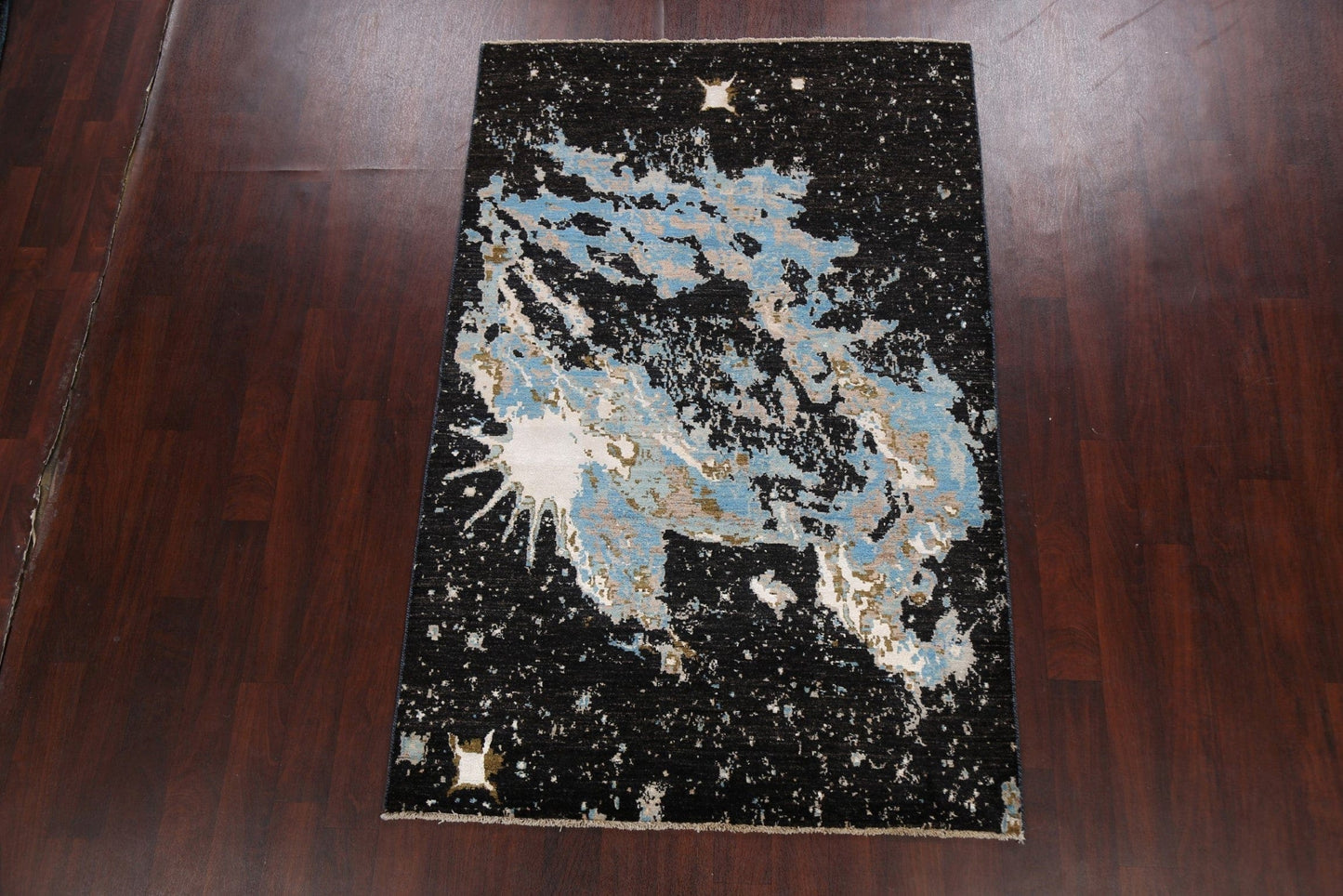 Artistic Contemporary Abstract Oriental Area Rug 5x7