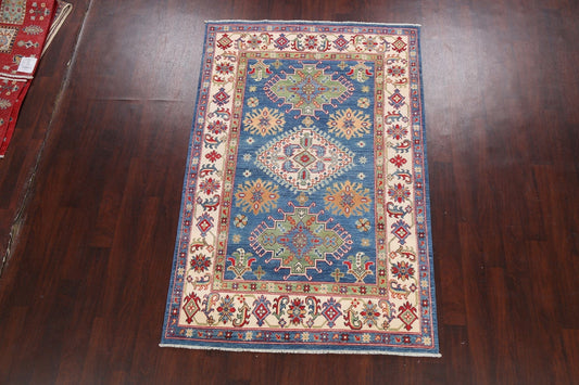 Geometric Kazak Oriental Area Rug 5x7