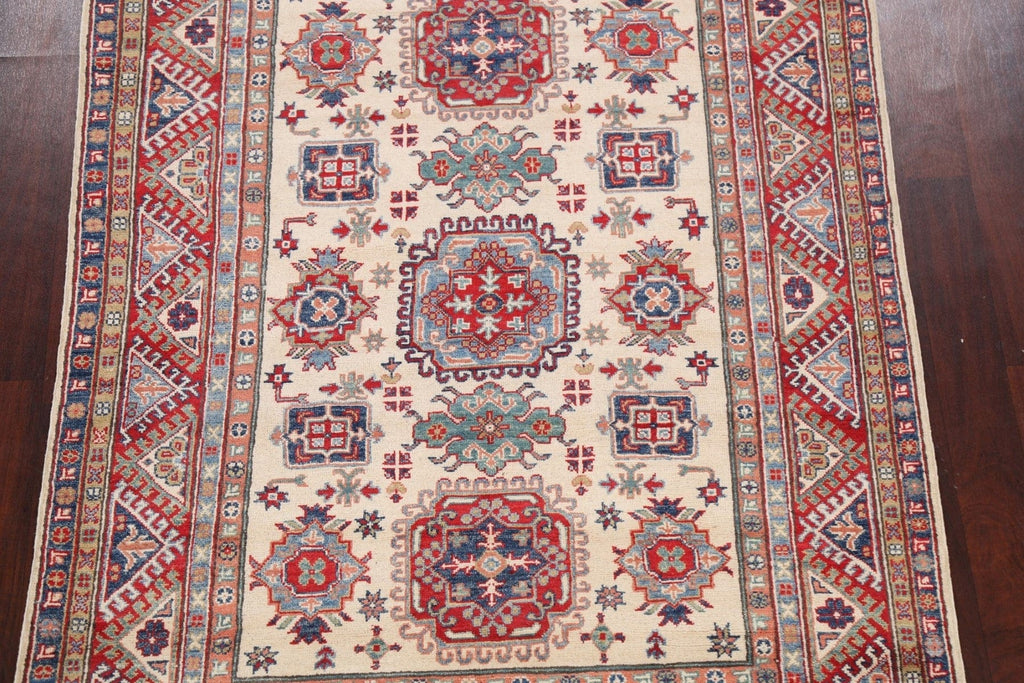 Geometric Kazak Oriental Area Rug 5x7