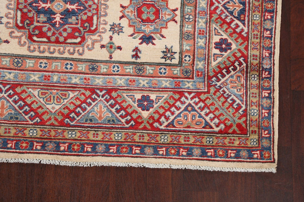 Geometric Kazak Oriental Area Rug 5x7