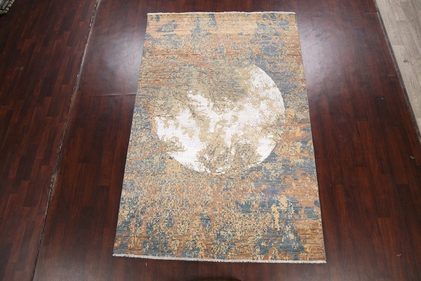 Vegetable Dye Modern Abstract Oriental Area Rug 6x10