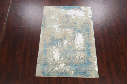 Artistic Contemporary Abstract Oriental Area Rug 5x7