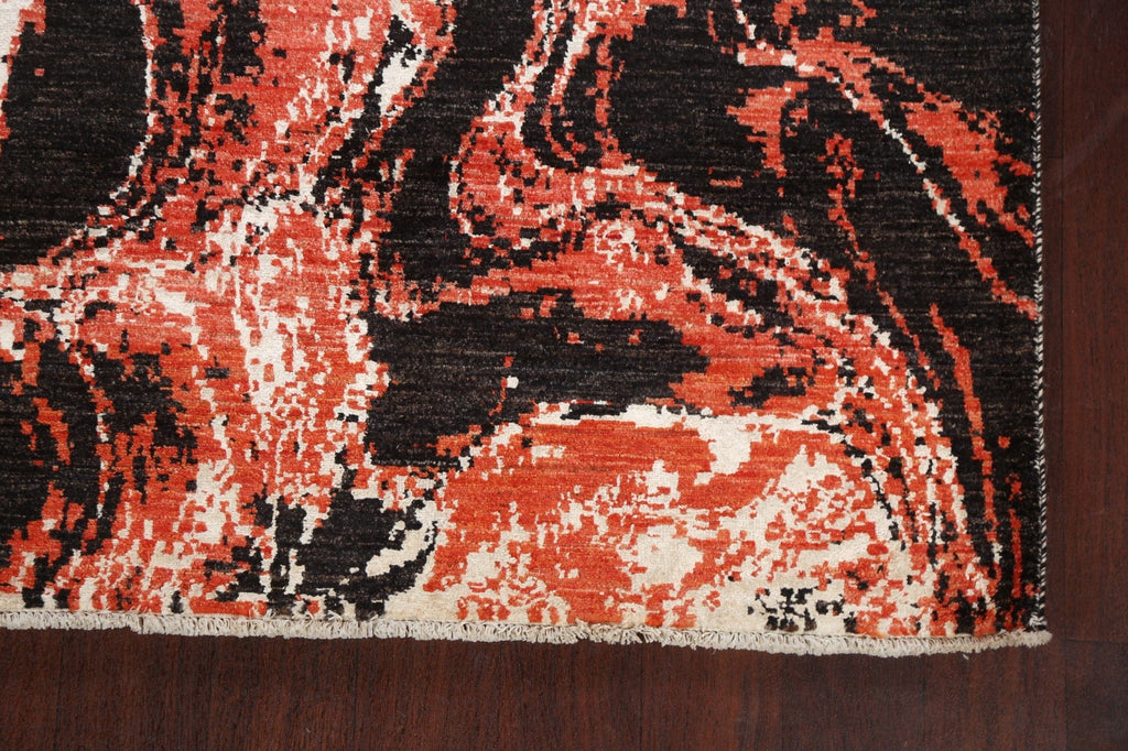 Vegetable Dye Modern Abstract Oriental Area Rug 5x8