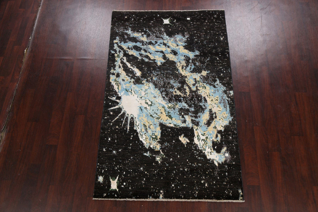 Artistic Contemporary Abstract Oriental Area Rug 5x7