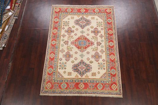 Geometric Kazak Oriental Area Rug 6x8