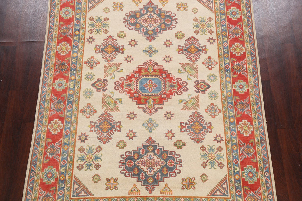 Geometric Kazak Oriental Area Rug 6x8