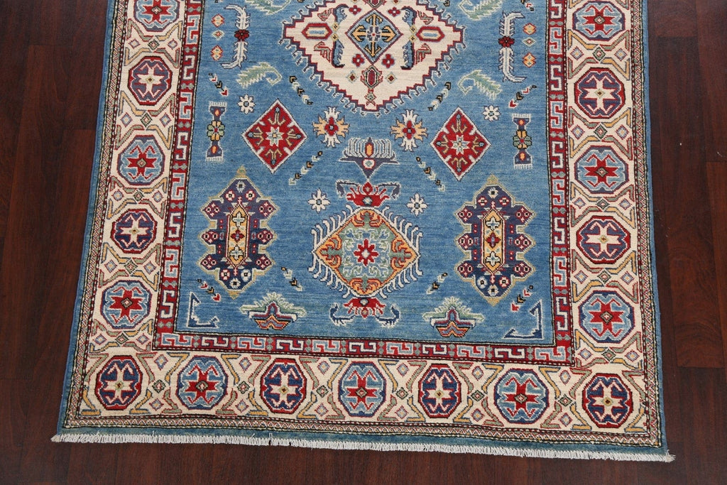 Geometric Kazak Oriental Area Rug 5x8